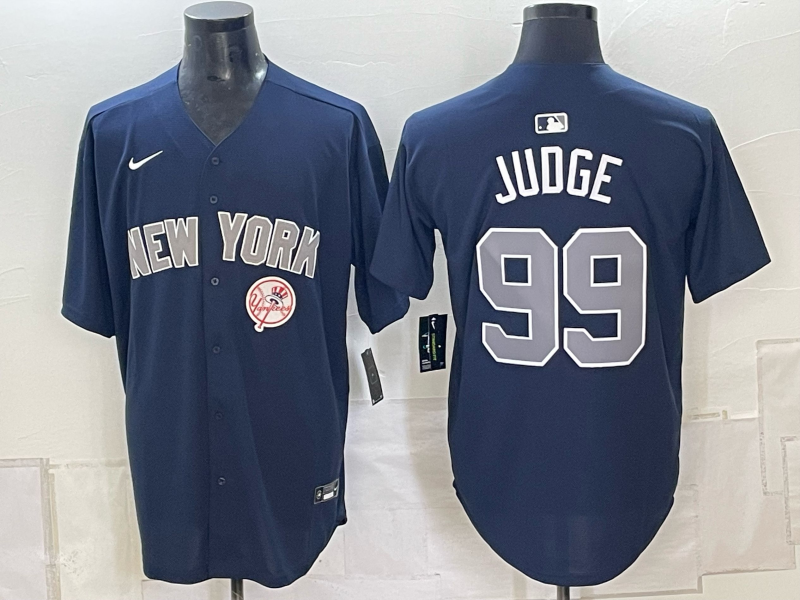 Men 2026 New York Yankees #99 Judge blue Nike MLB Jersey 0918001